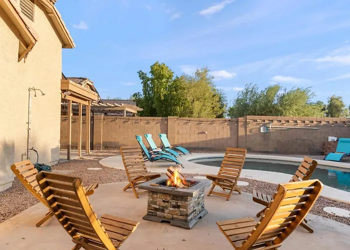 Reset Rally Pool Hot Tub Firepit Casa Grande