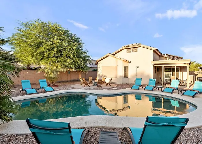 Villa Reset Rally Pool Hot Tub Firepit Casa Grande